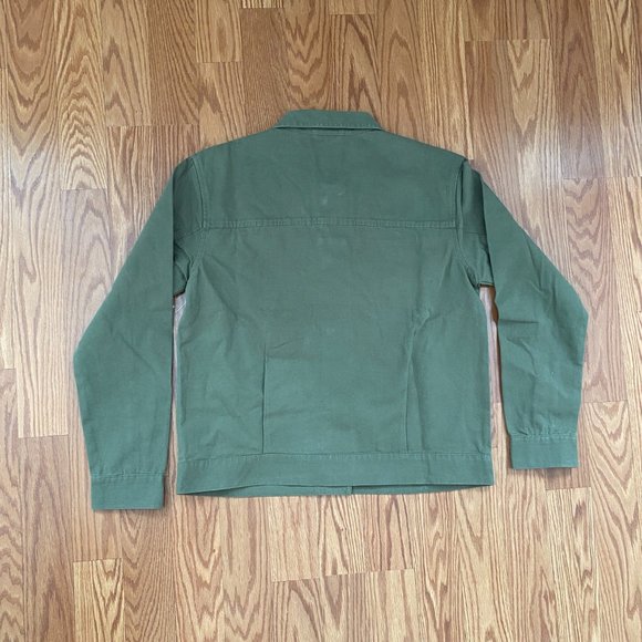 VANS Men's Size VN0A5AR1BOL Quick Response Jacket Army Burnt Olive Green Canvas - Picture 3 of 8